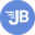 Website logo (The letters J and B close together inside a circle).
